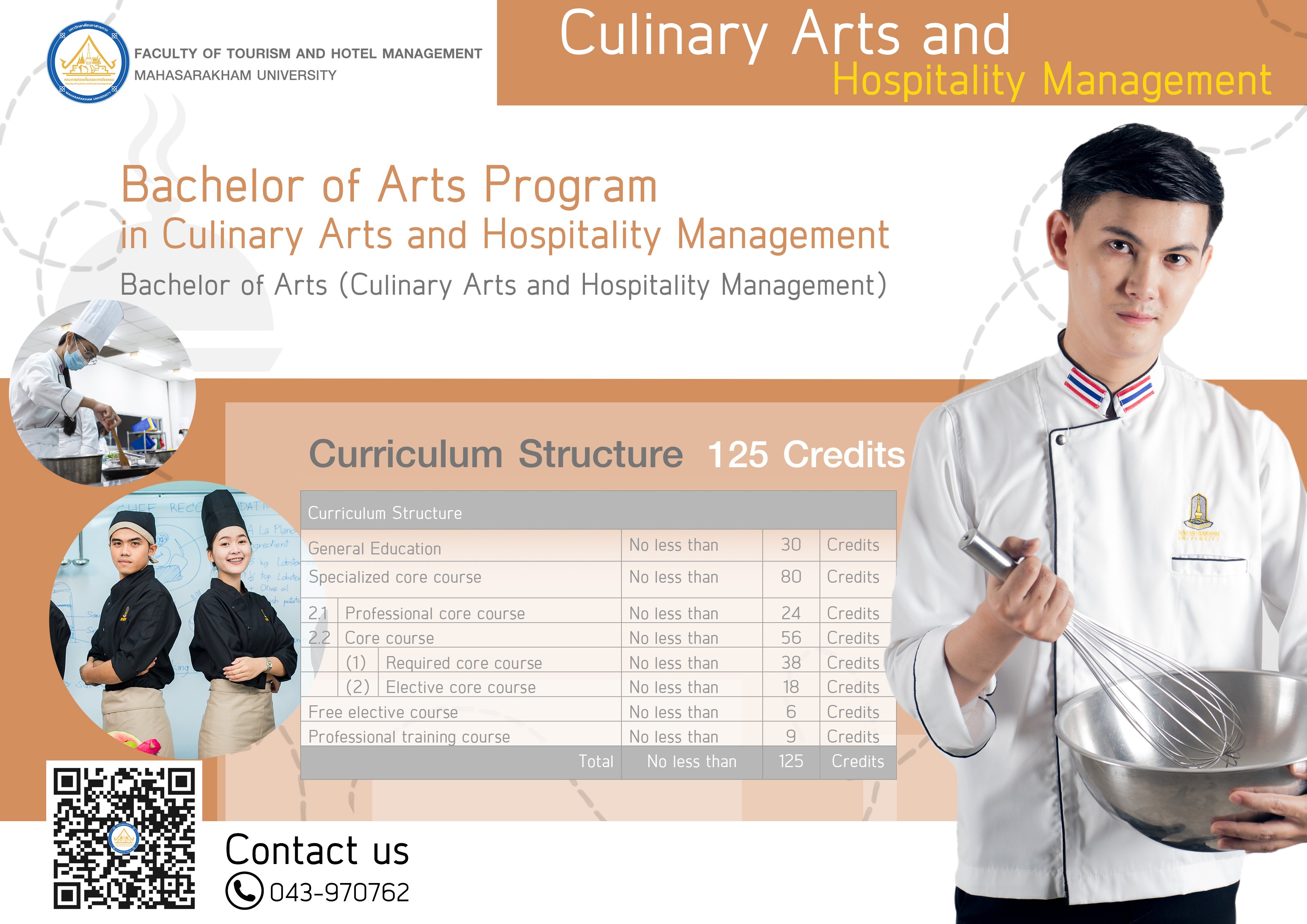 Bachelor of Arts Program in Culinary Arts and Hospitality Management